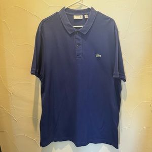 Lacoste XL blue polo